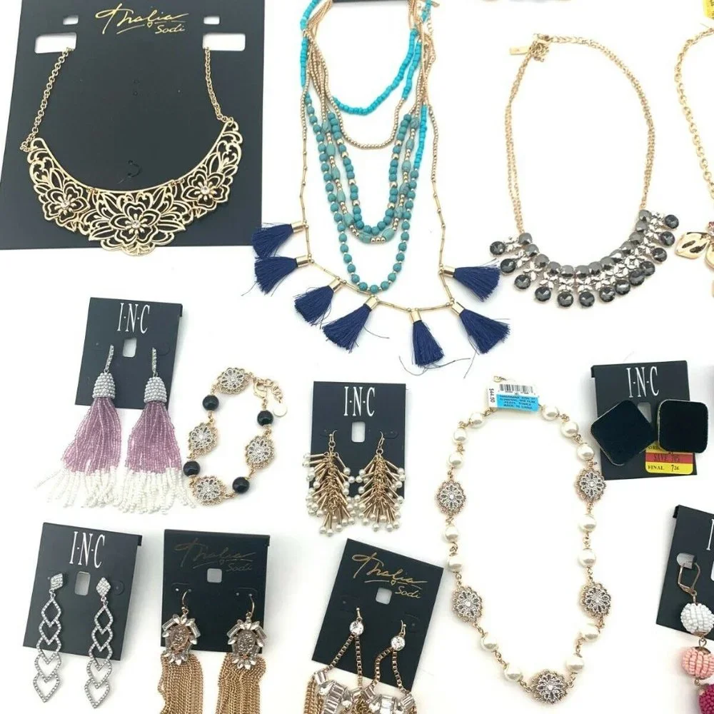 20 Pc Jewelry INC Thalia Sodi Necklaces, Earrings, - Picture 5 of 8